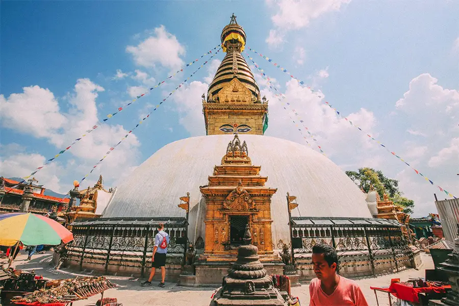 Swayambhunath Stupa South Face