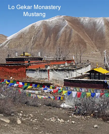 Lo-GekarLo Gekar Monastery-Upper Mustang