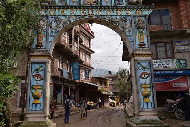 Sankhu Village Entrance